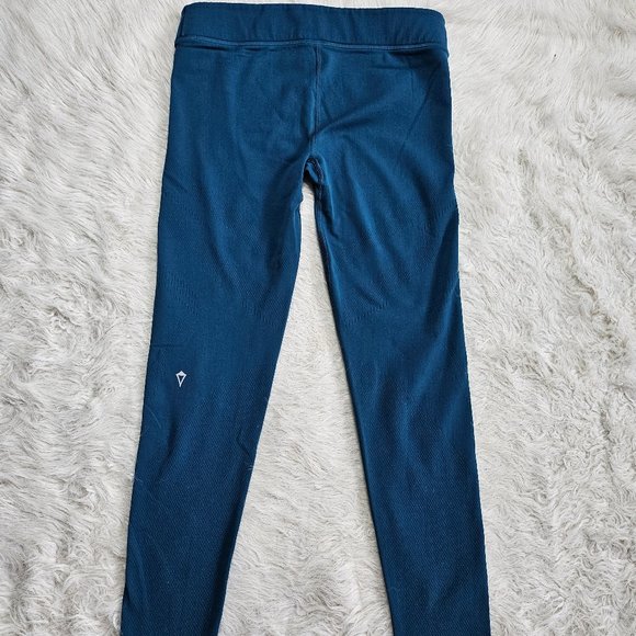 Ivivva by Lululemon Girl's Blue Athletic Tights Legging Pants Size 14 - Picture 2 of 8
